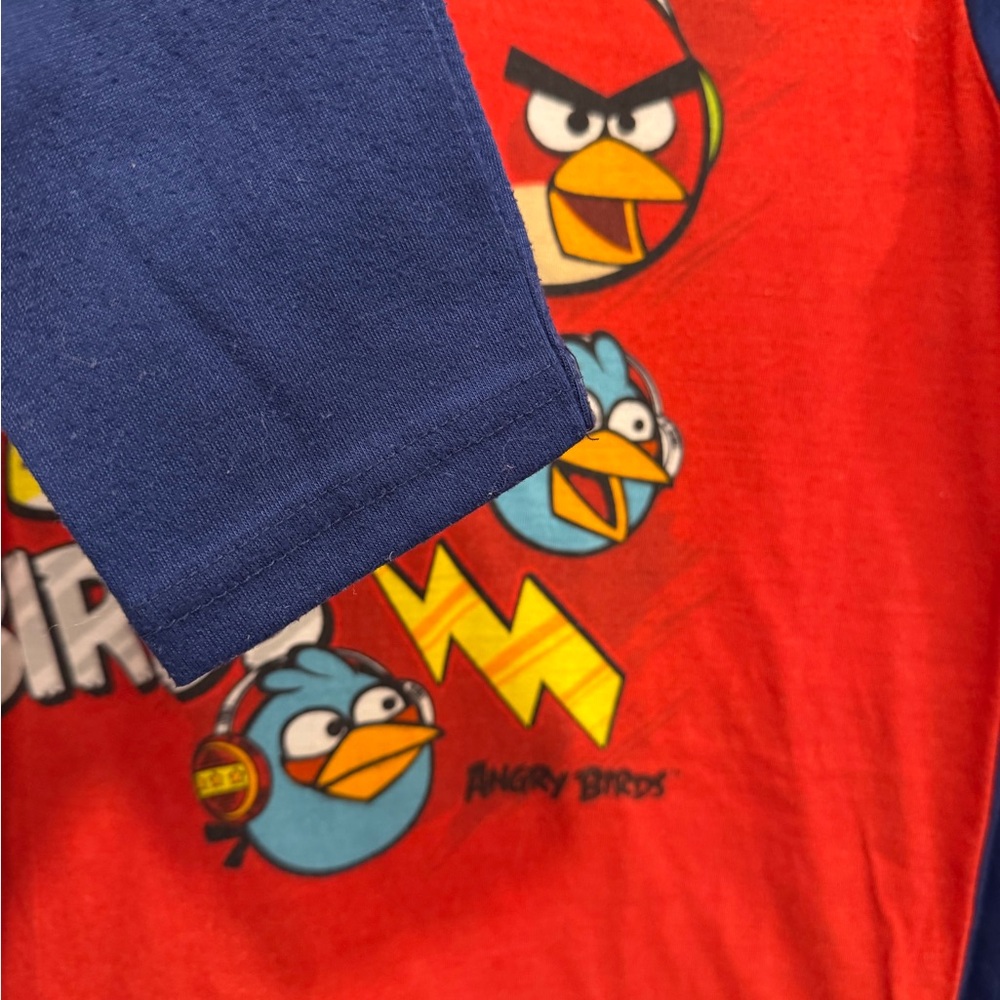 Angry Birds Kids Pajama Set - Red and Blue - Picture 4 of 11
